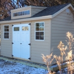 Madison gable with steeper roof, lp lap, 6" soffits